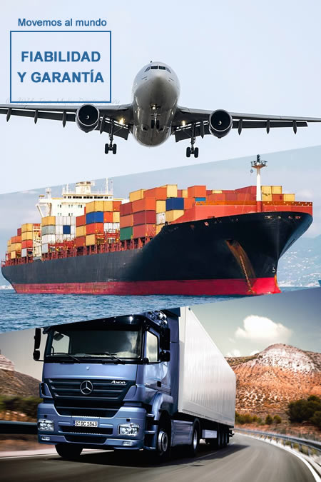 transporte Aéreo, marítimo y terrestre